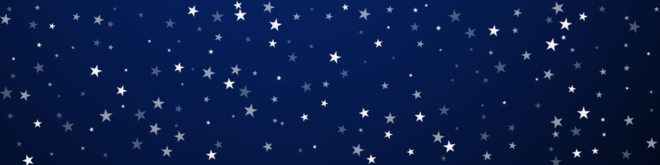 Random falling stars Christmas background. Subtle