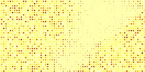 Dark Yellow vector layout with circle shapes.