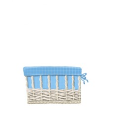 cute hand drawn wicker basket for pet or flowers