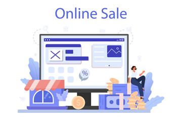 Business valuation online service or platform. Appraisal services,