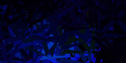 Dark multicolor vector background with polygonal forms.