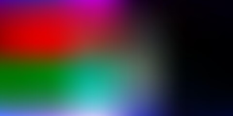 Dark Multicolor vector blur drawing.