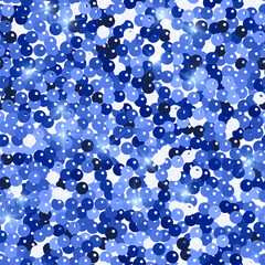 Glitter seamless texture. Admirable blue particles. Endless pattern made of sparkling spangles. Grac