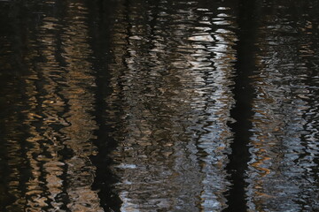 reflections of sunset 