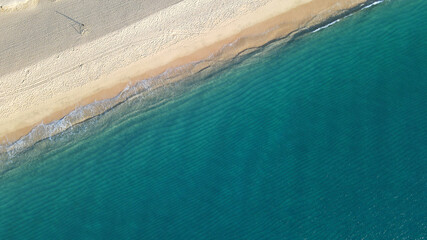 Pacific Ocean beach with crystal calm water  © MihovFilm