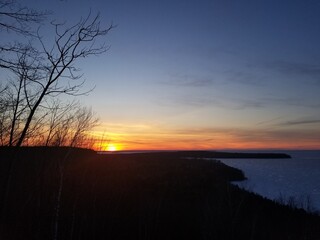 Colorful Lake Sunset