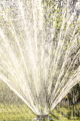 Wassersprenganlage im Garten