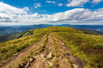 Bukowe Berdo path in Bieszczady