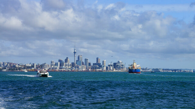 Neuseeland Aukland Skyline