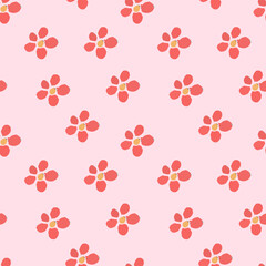 seamless background with hearts