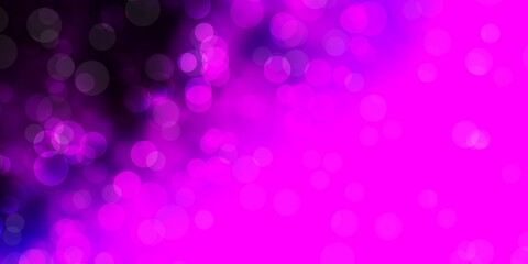 Light Pink, Blue vector background with spots.