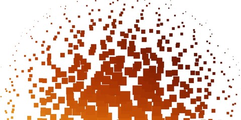 Light Orange vector texture in rectangular style.