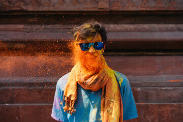 Holi Festival Portrait