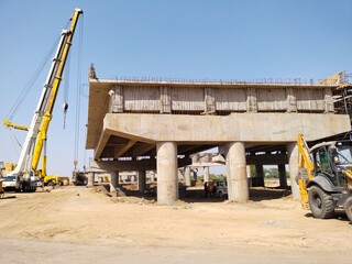 construction site in the city