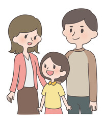 家族・親子のイラスト