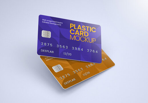 Credit or Debit Card Mockup

