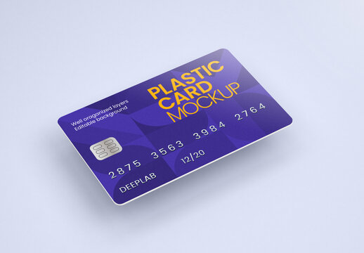 Credit or Debit Card Mockup
