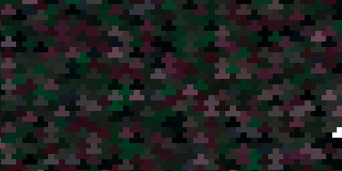 Dark Pink, Green vector template in rectangles.