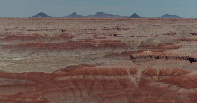 Pulling away from the Little Painted Desert