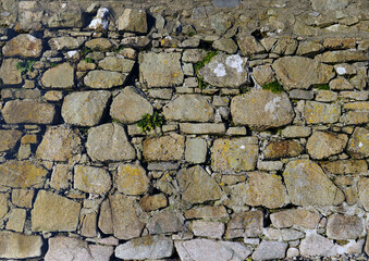 Stone wall tiled non-repeatable texture material for 3D mapping