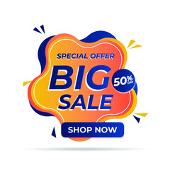 Super sale banner templete design for media promotions and social media promo