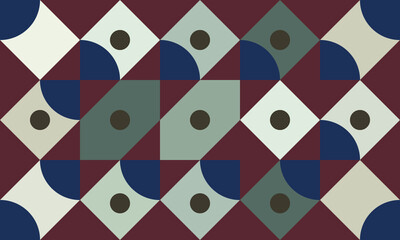 geometric background with retro color pattern minimalist artwork