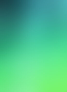 Abstract blurred green gradient mesh background.