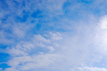 冬の澄んだ美しい空