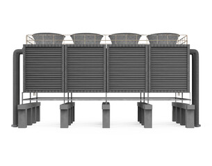 Cooling Tower Isolated