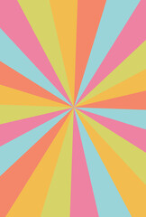 vector background with a retro rays for social media posts, banner, card design, etc.
