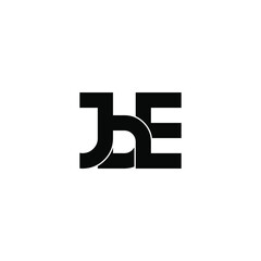 Obraz premium jbe letter original monogram logo design