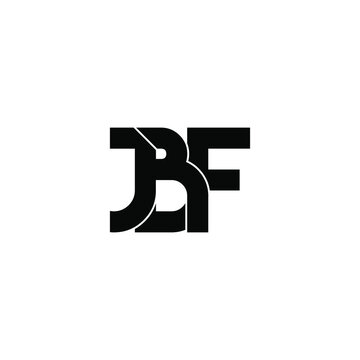 jbf letter original monogram logo design