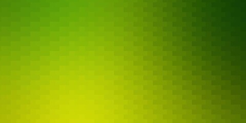 Light Green, Yellow vector pattern in square style.