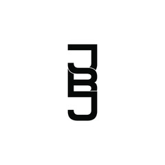 jbj letter original monogram logo design