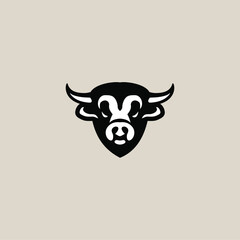 Silhouette Bull logo vector illustration design, creative and simple design,
can uses as logo and template for company.