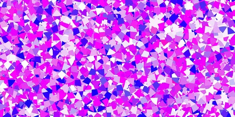 Light blue, red vector background with polygonal style.