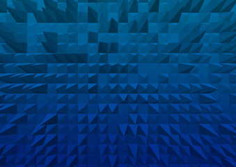  Attractive abstract blue background with square   