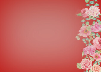 cherry  blossom background with flower  