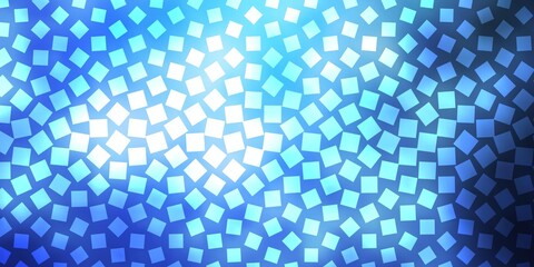 Dark BLUE vector pattern in square style.