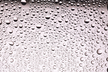 abstract water drop on white background.