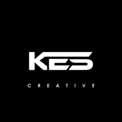 KES Letter Initial Logo Design Template Vector Illustration - obrazy, fototapety, plakaty