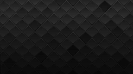 Black geometric squares abstract technology background