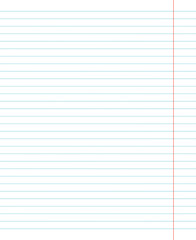 Grid paper. Abstract striped background with color horizontal lines. Geometric pattern for school, wallpaper, textures, notebook. Lined paper blank isolated on transparent background.