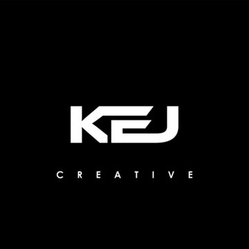 KEJ Letter Initial Logo Design Template Vector Illustration