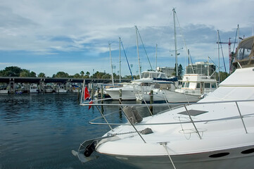 Fototapeta premium Yachts in St. Petersburg, Florida