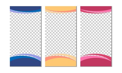 Colorful banner template background
