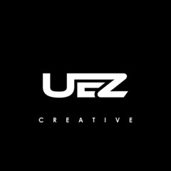 UEZ Letter Initial Logo Design Template Vector Illustration