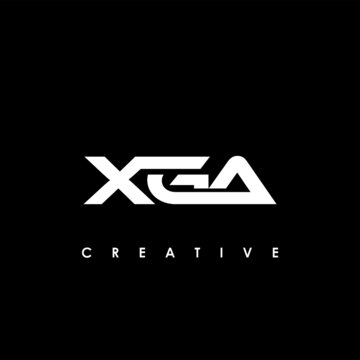 XGA Letter Initial Logo Design Template Vector Illustration