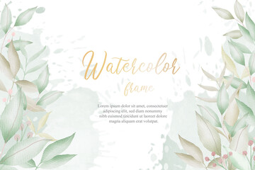 Editable greenery Floral arrangement background