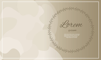 Invitation template for the event.